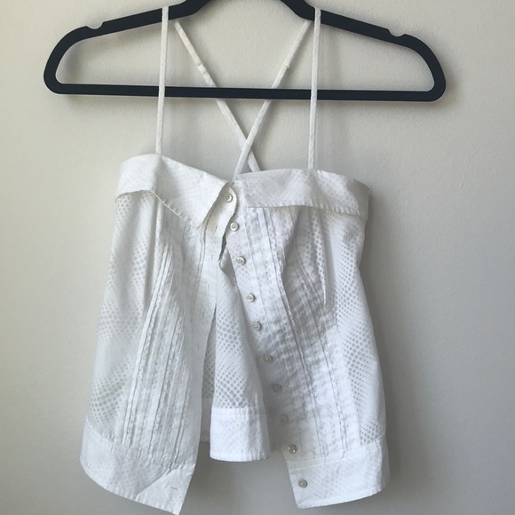 A/X Armani Exchange Tops - Armani Exchange white button down top